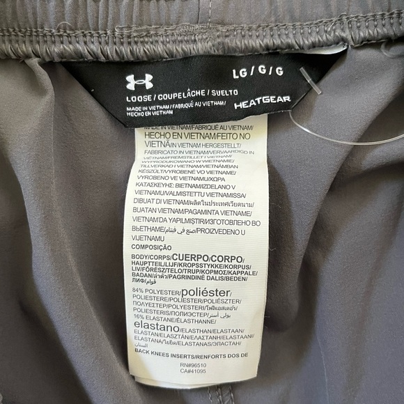 NWT Under Armour Men's Storm Grey Athletic Pants Size Large Water Resistant - Picture 8 of 14